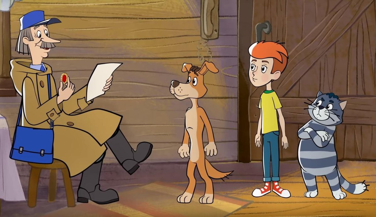 Простоквашино мультфильм почтальон Печкин