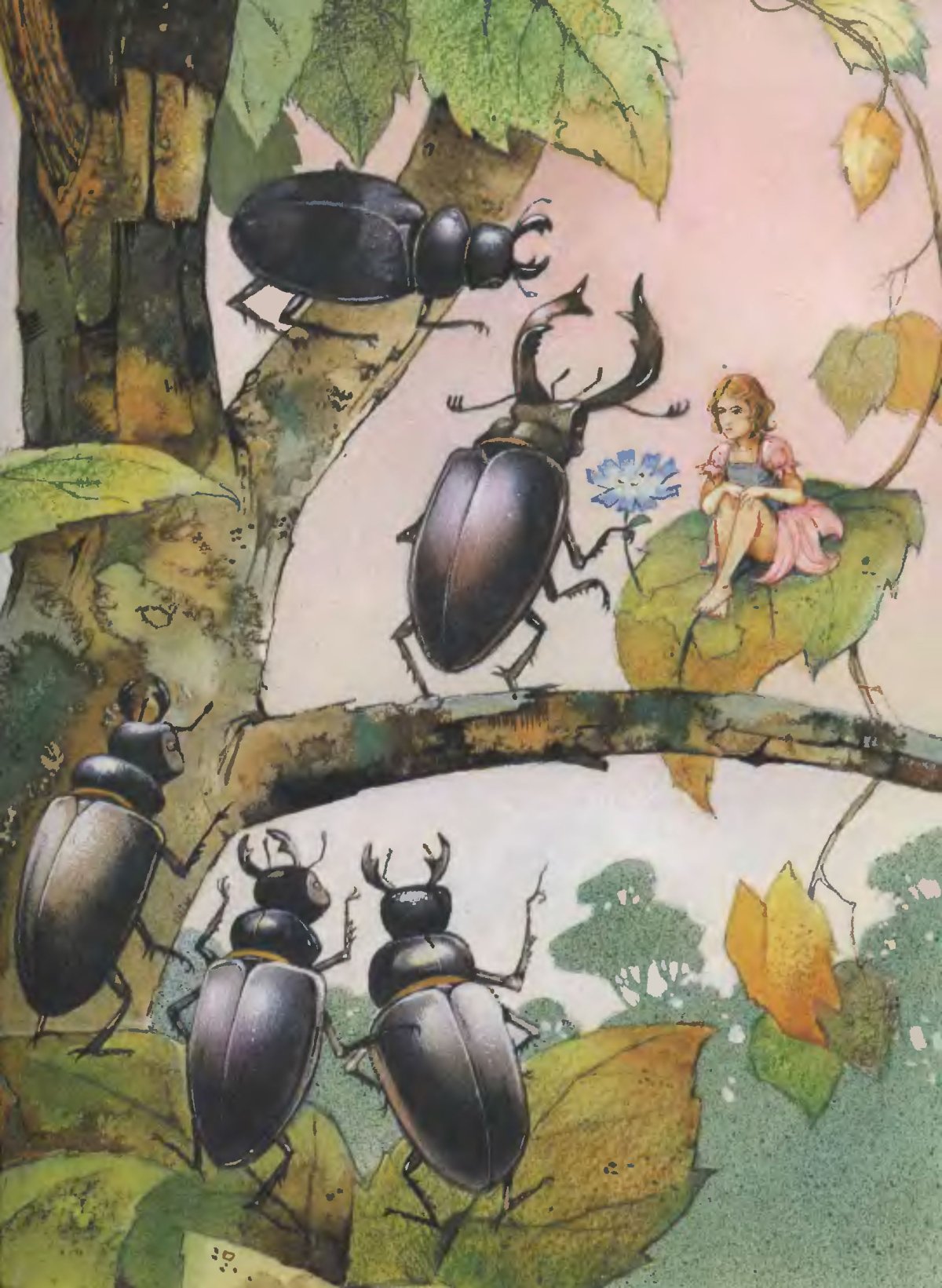 Майский Жук Дюймовочка