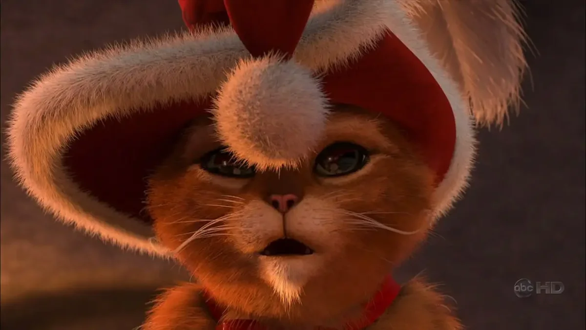 Кот в сапогах Шрек глаза