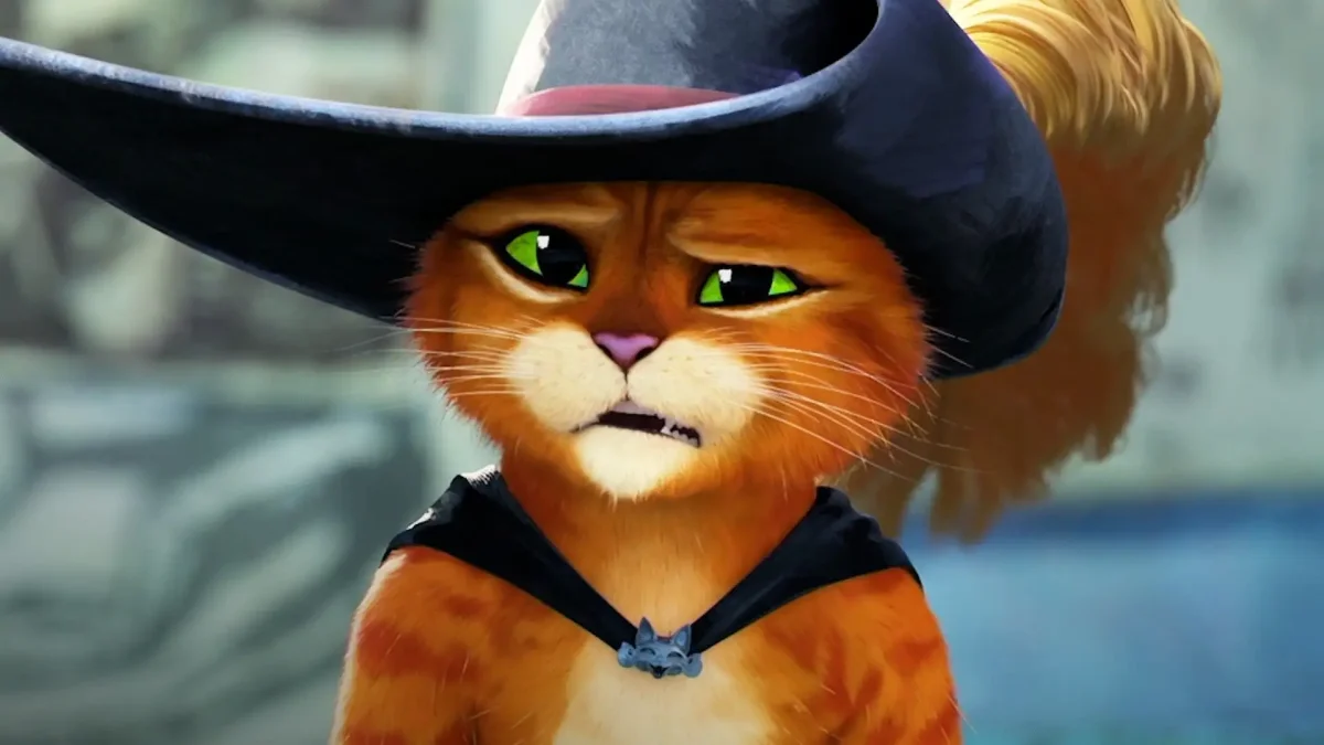 Кот в сапогах Шрек грустный