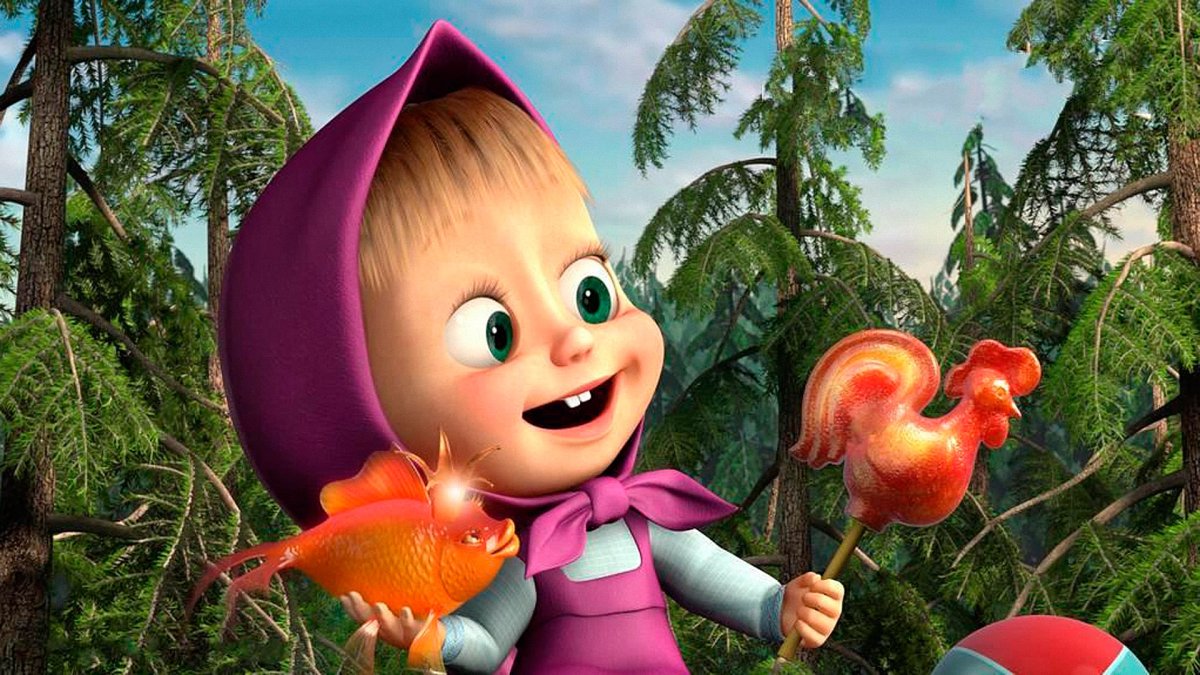 Мульт "Маша и медведь". Ловись, рыбка!