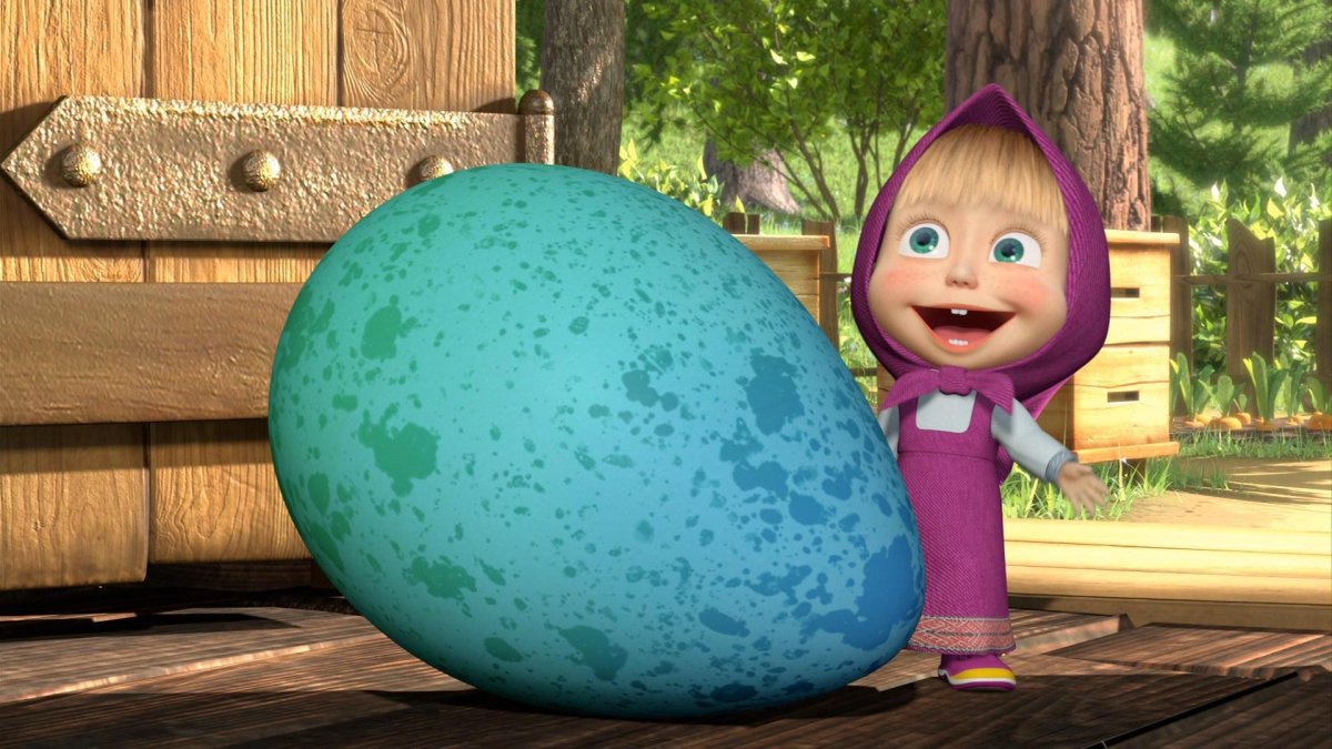 Маша и медведь уборка