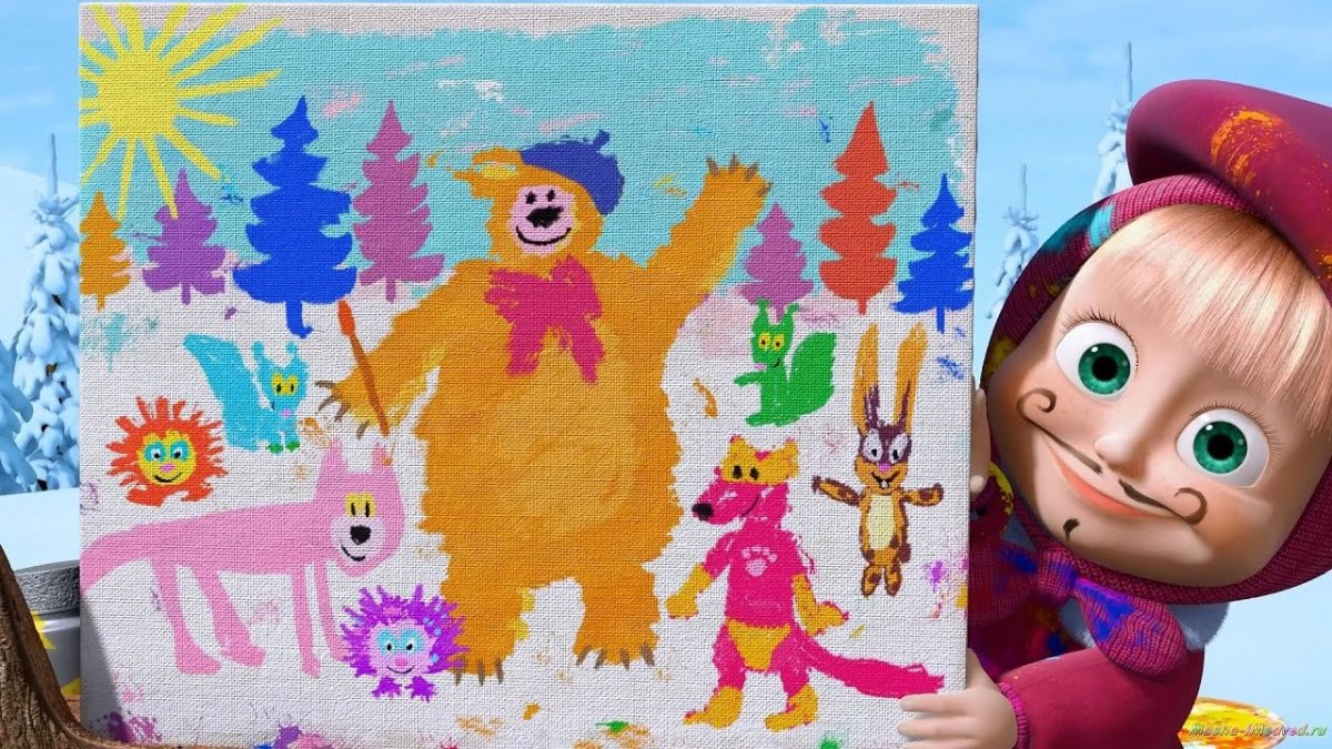 Сестра Маши Даша Маша и медведь