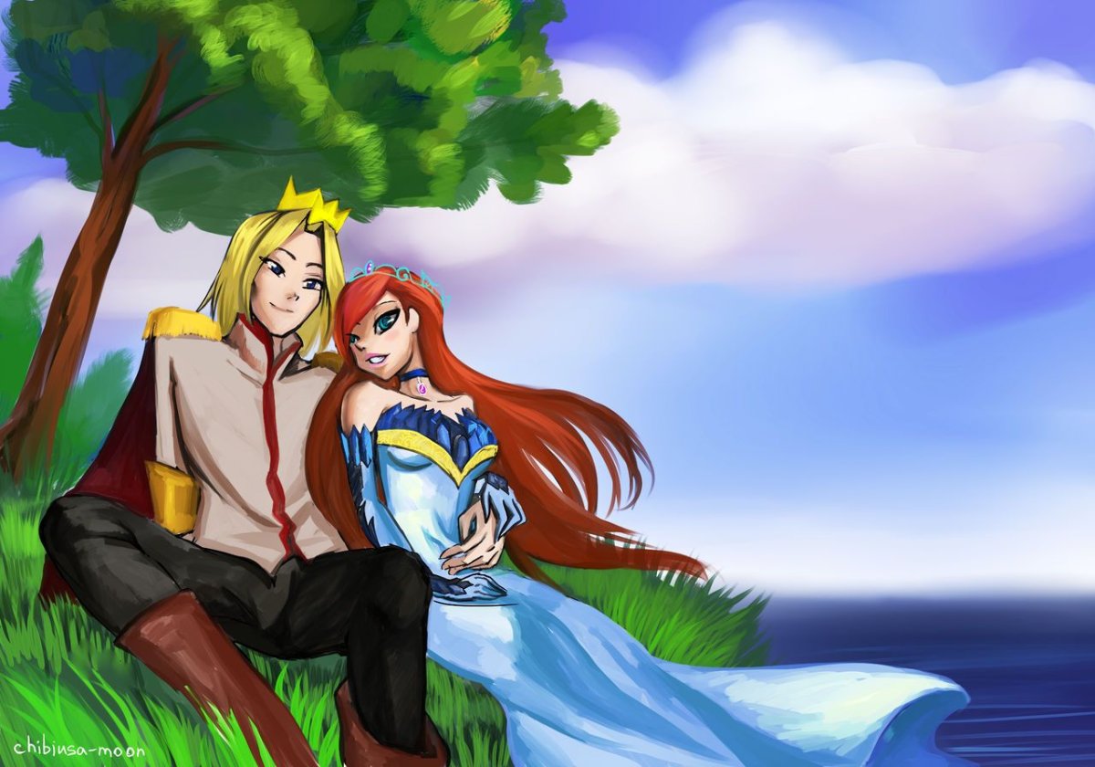 Винкс Блум и Скай арт