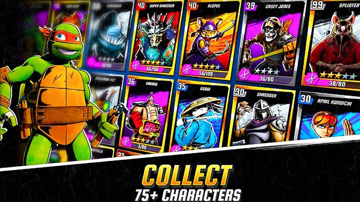 Черепашки ниндзя легенды карточки