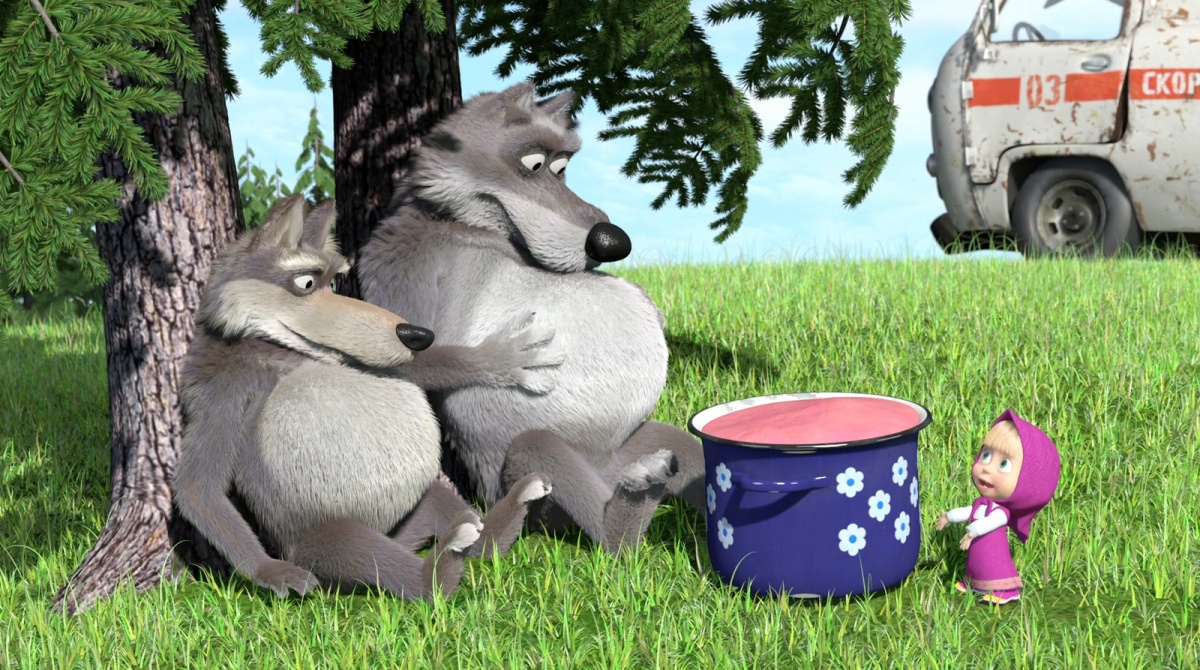 Маша и медведь Маша каша