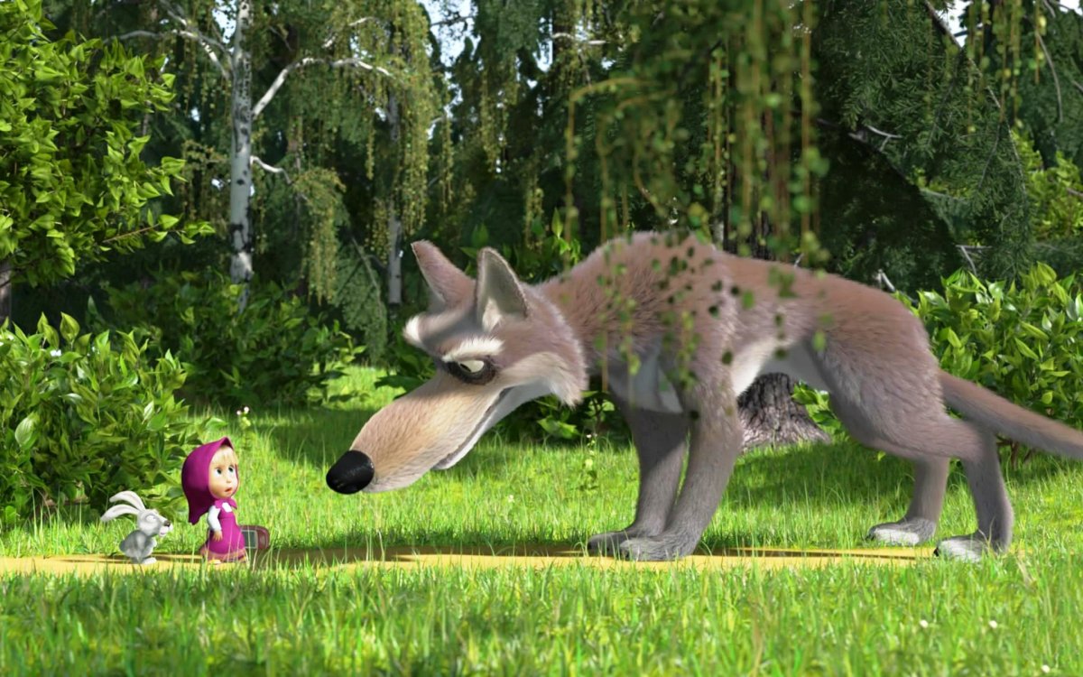 Волк из Маши и медведя