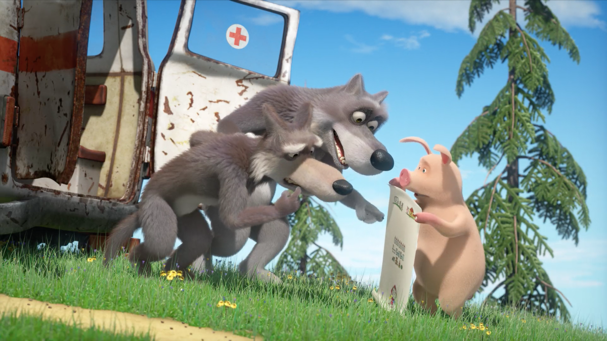 Маша и медведь 7 серия с волками жить