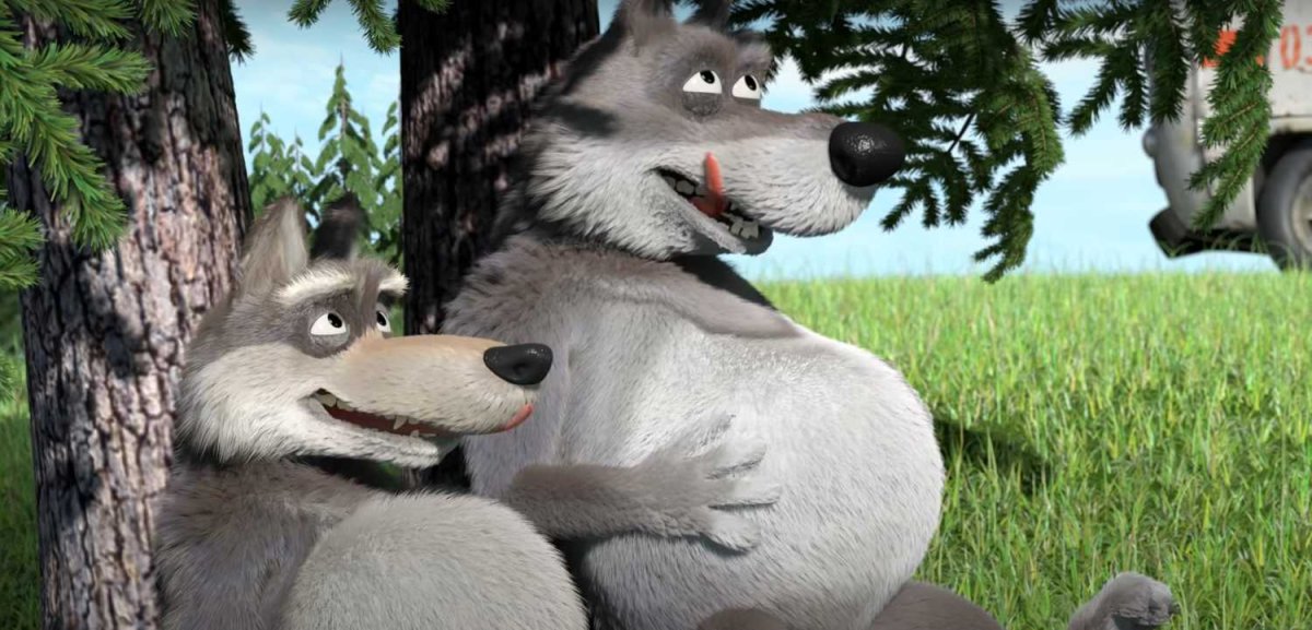 Волк из Маши и медведя