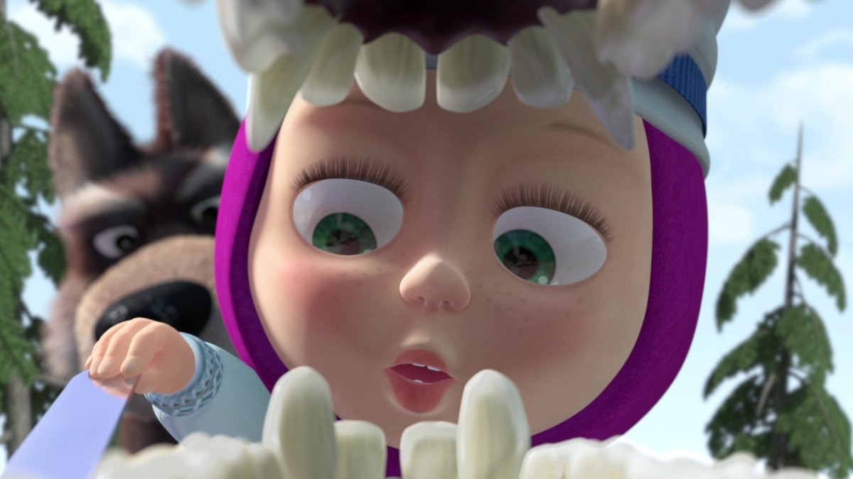 Маша и медведь 7 серия с волками жить