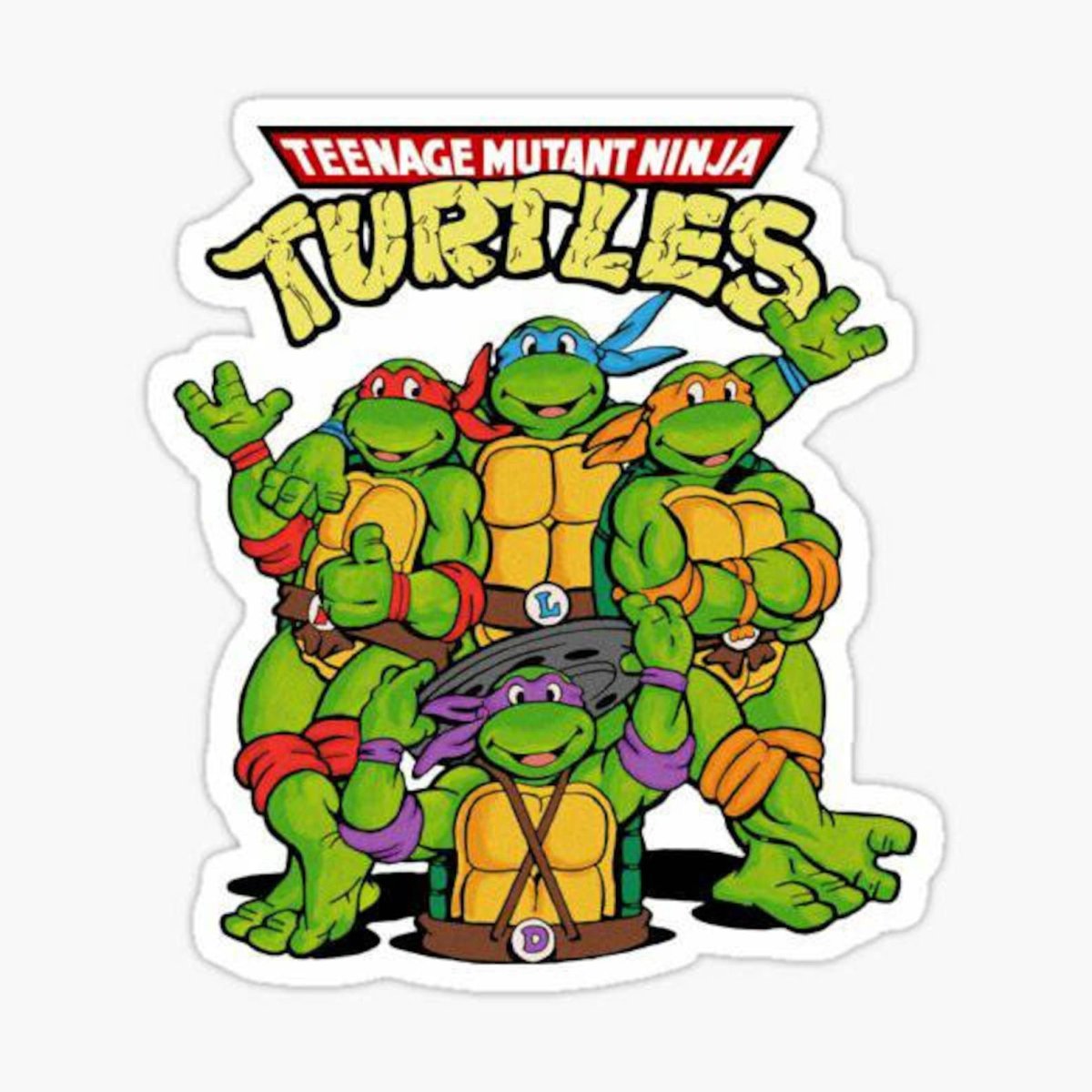 Оберточная бумага с черепашками ниндзя