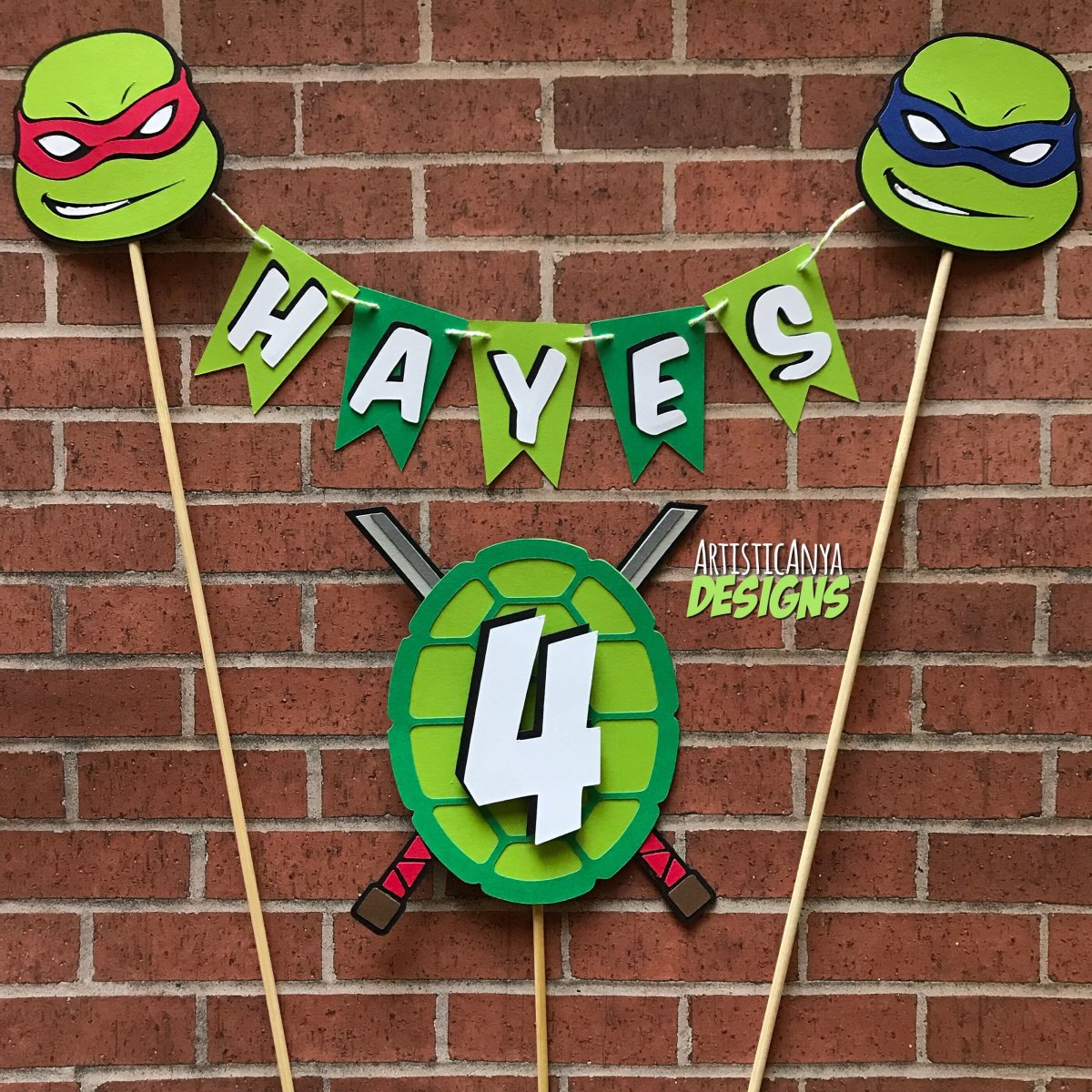 Пригласительные на день рождения Черепашки ниндзя