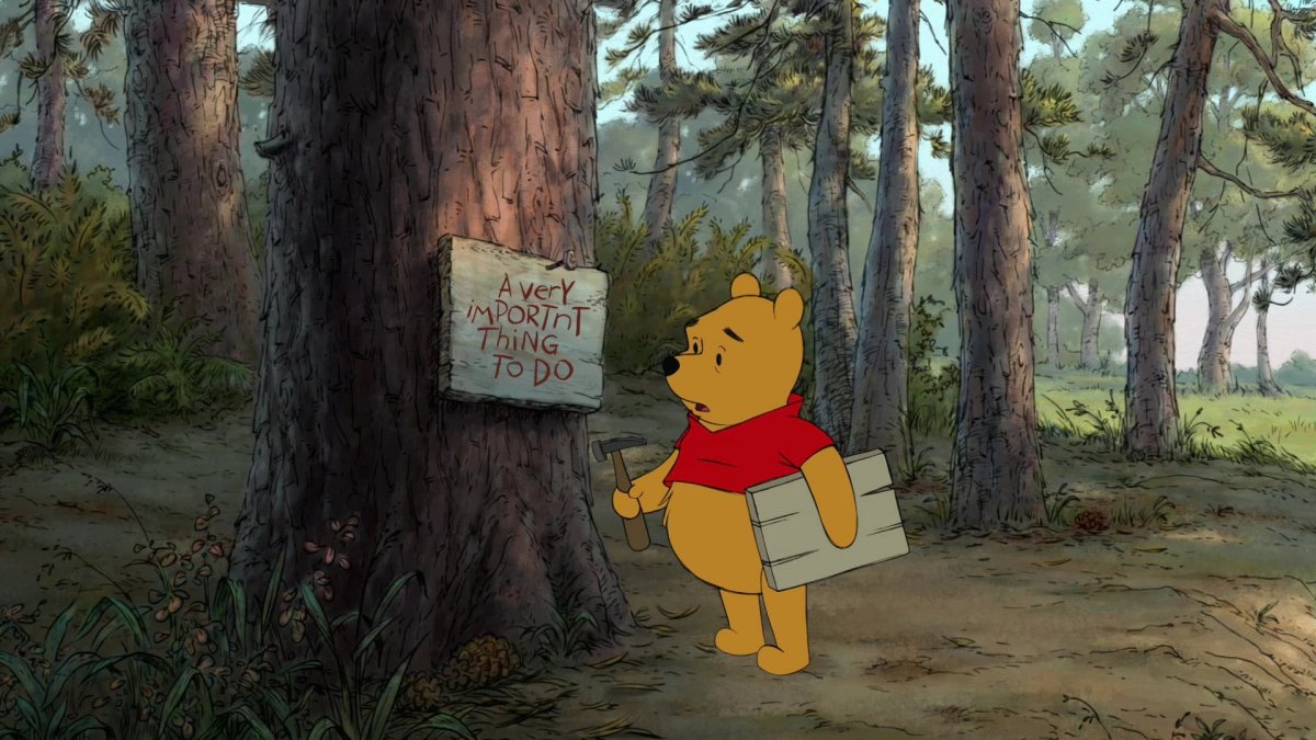 Винни пух Дисней 1977