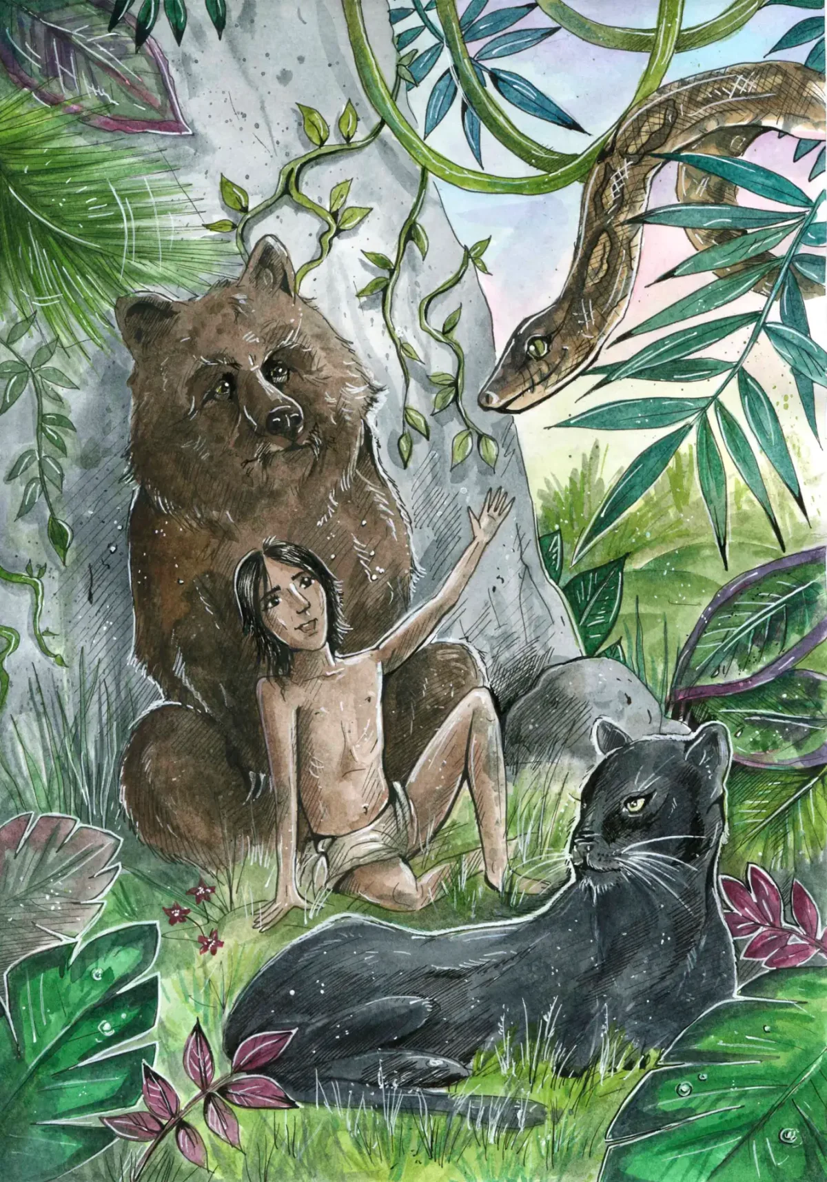 Киплинг р. "братья Маугли"