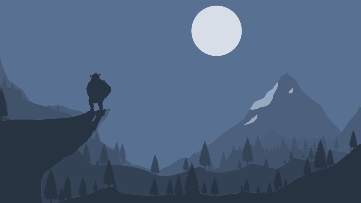 Шрек Минимализм