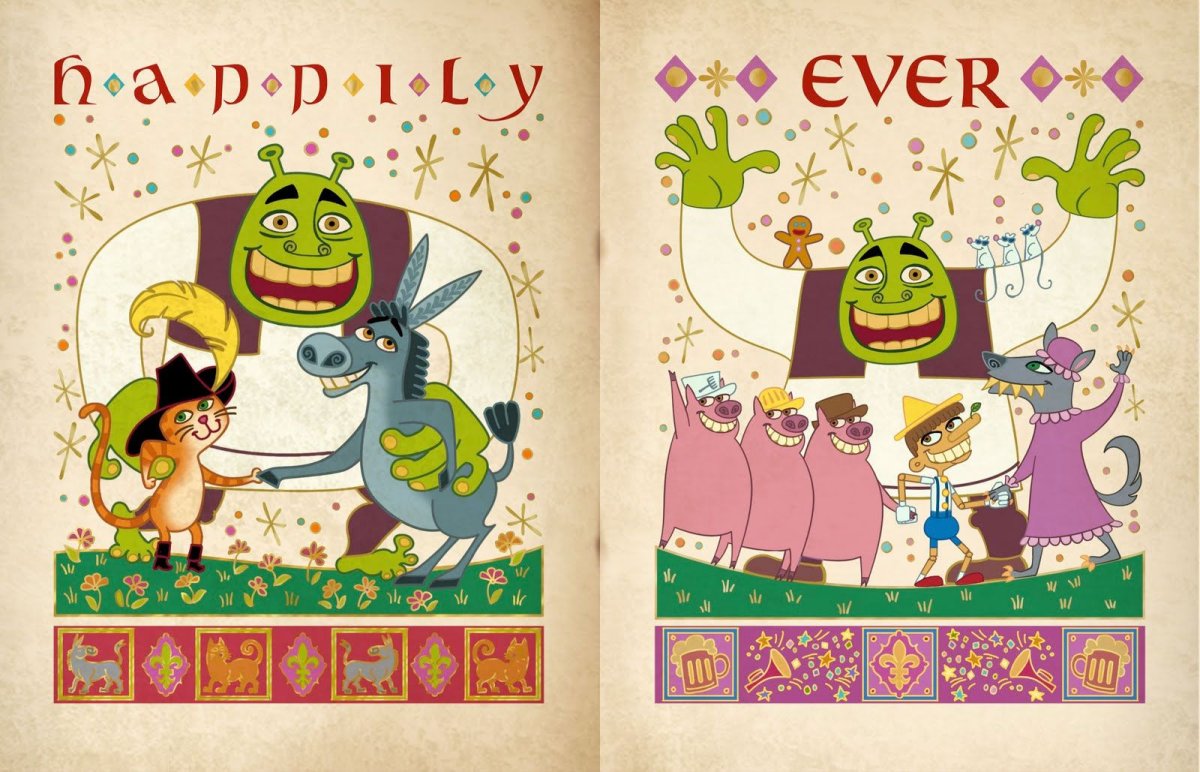 Шрек книга сказок