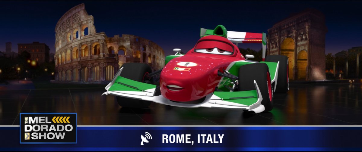 Гоночная машина Mattel Тачки 2 Франческо Бернулли (w1938/y5034) 8 см