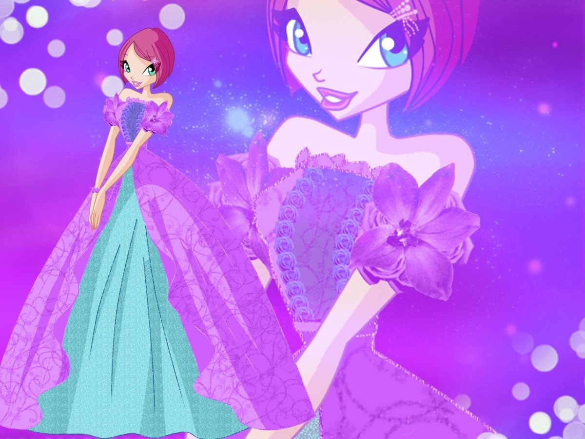 Клуб Винкс Техна в платье