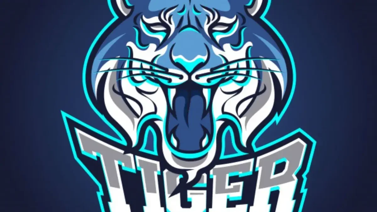 Логотип киберспорт тигр