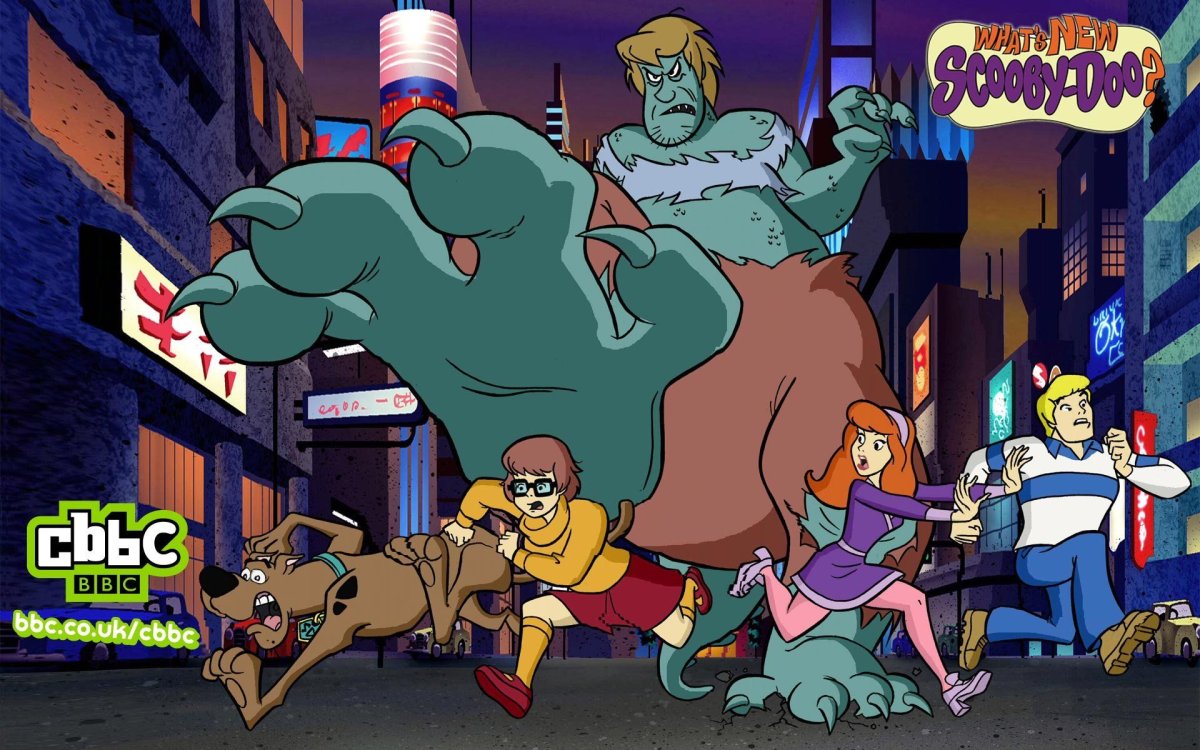 Скуби Ду убегают от монстров