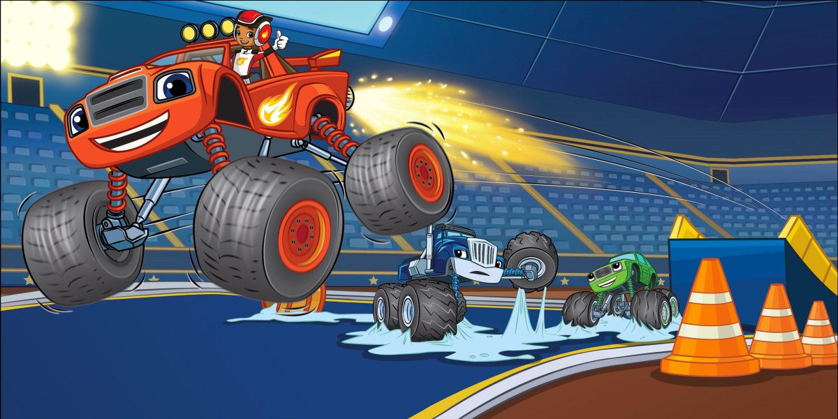 Машинка Blaze Вспыш и чудо-машинки