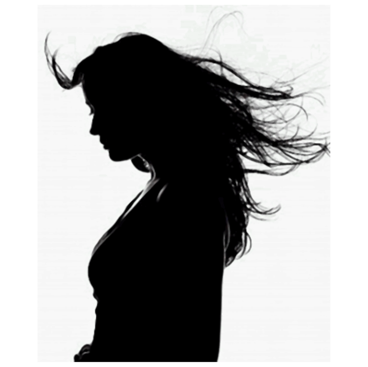 Силуэт девушки