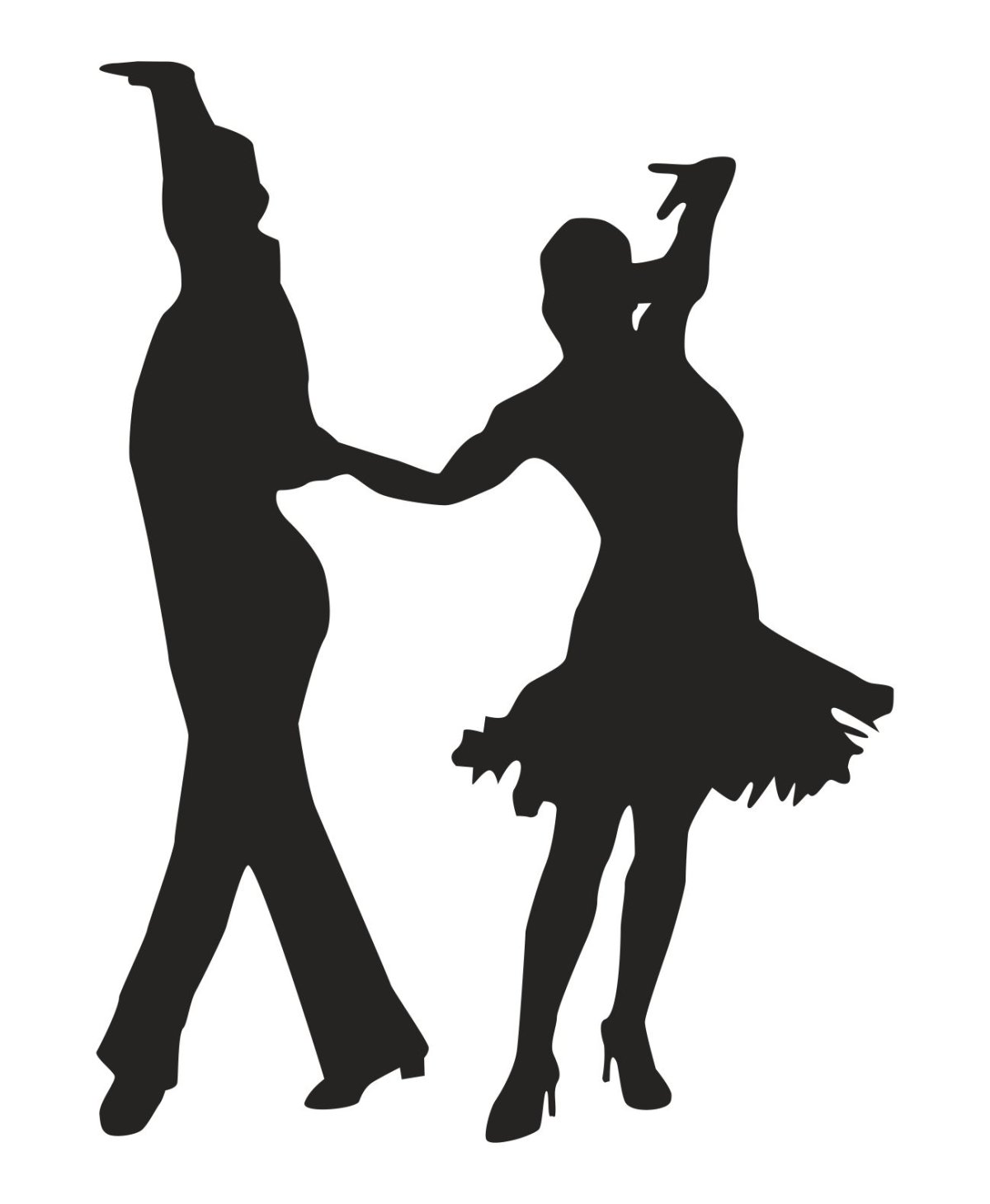 Латиноамериканские танцы силуэты