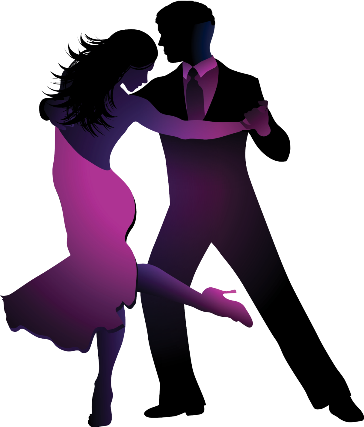 Силуэт танцующей пары