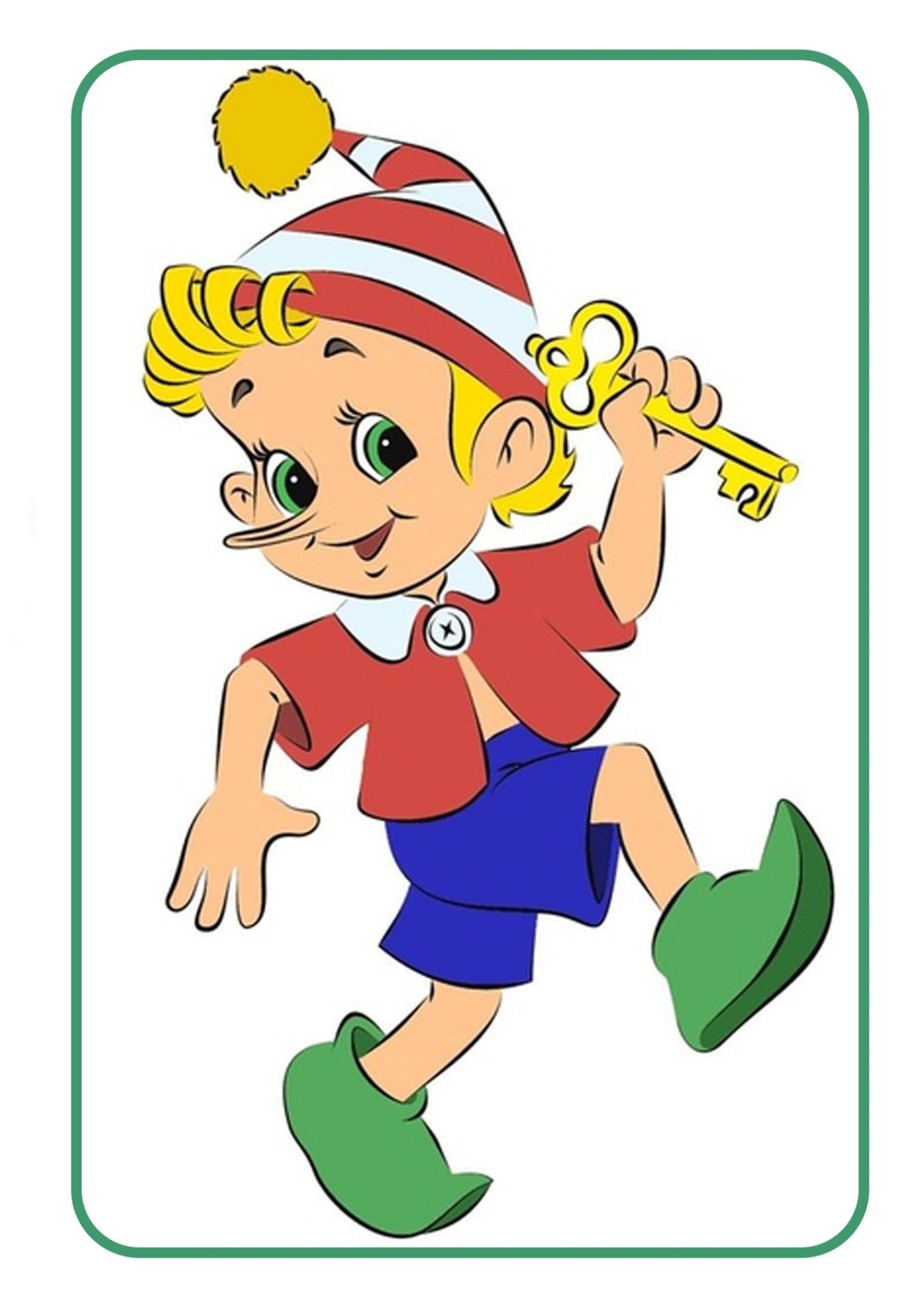 Персонажи Буратино золотой ключик