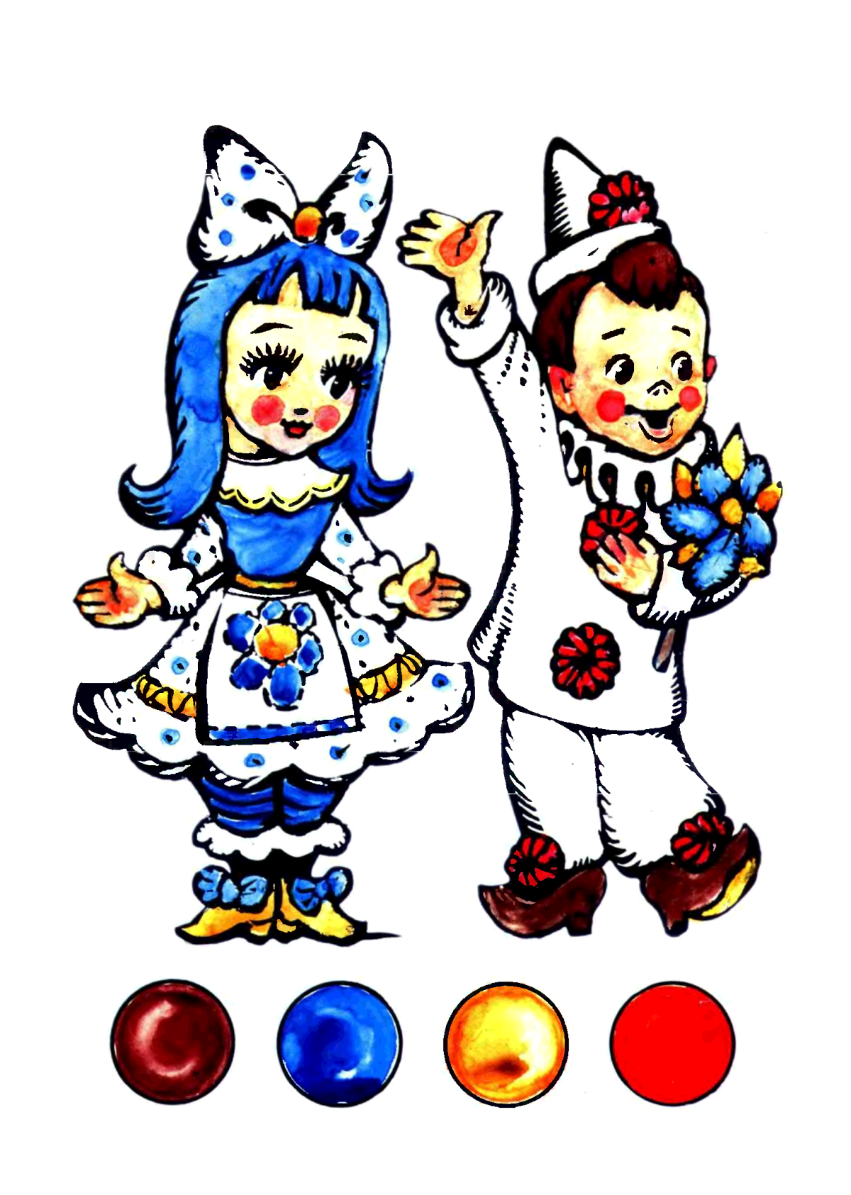 Герои Буратино Мальвина Пьеро