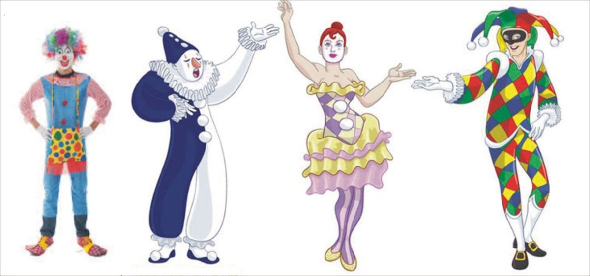 Коломбина Пьеро Арлекин персонажи
