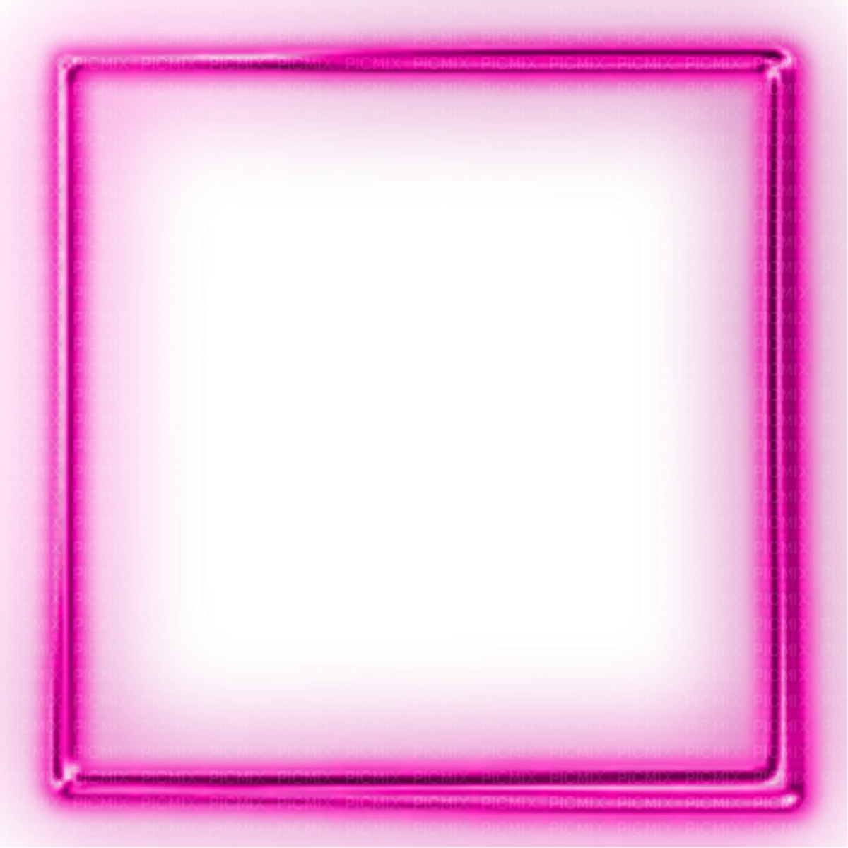 Неоновая квадратная рамка