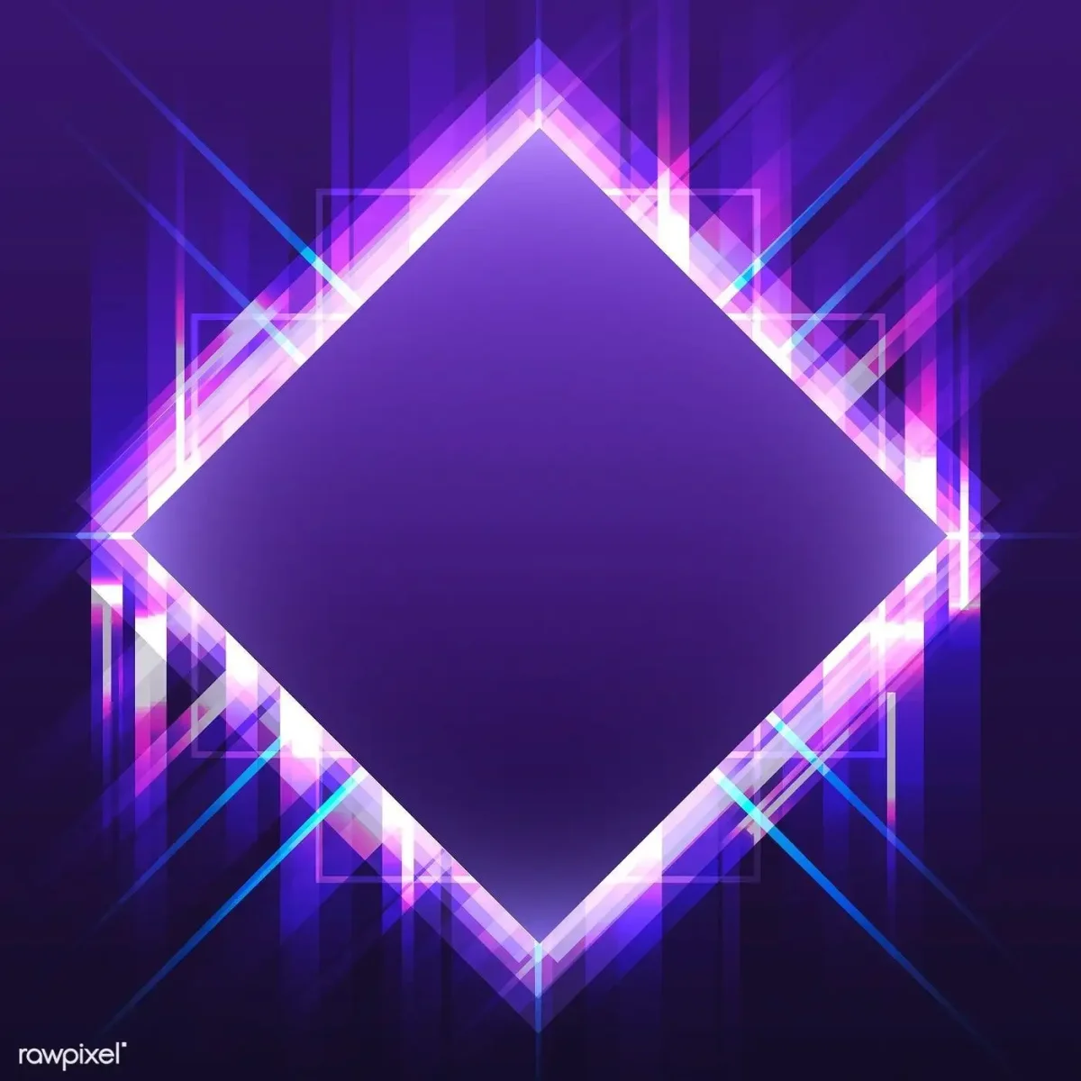 Неоновый ромб