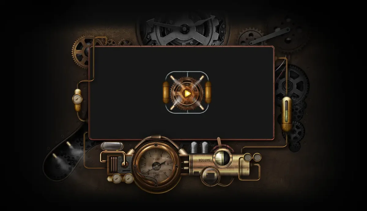UI element Steampunk рамки