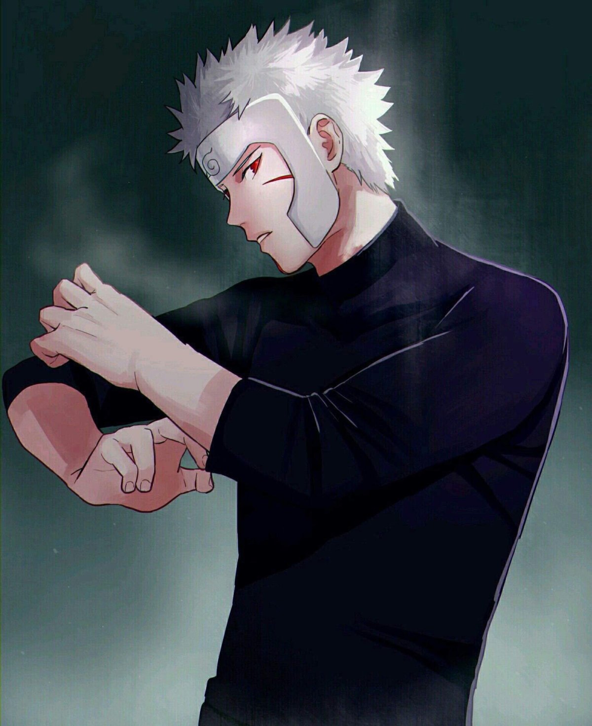 Тобирама Сенджу карандашом