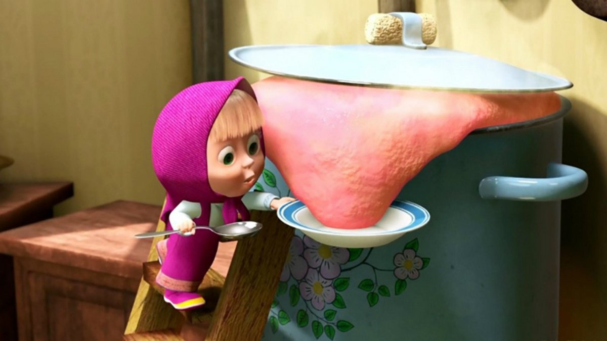 Маша и медведь Маша каша