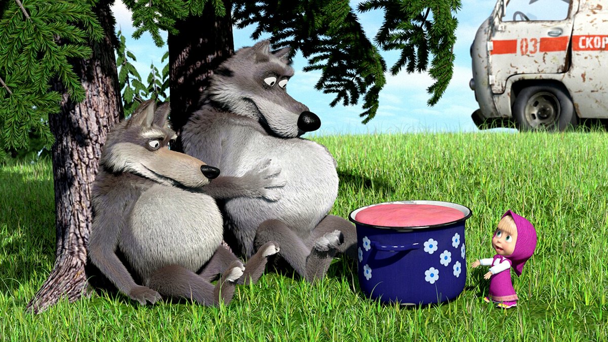 Ежик из мультика Маша и медведь