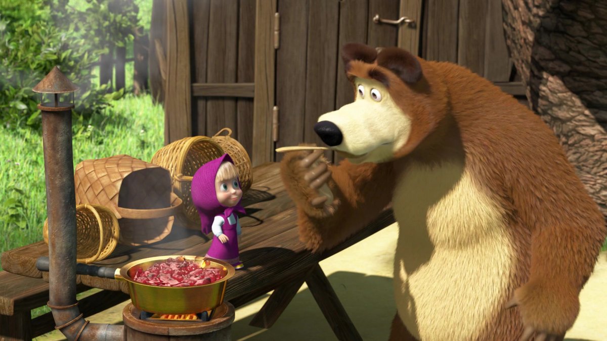 Маша и медведь Маша+ каша