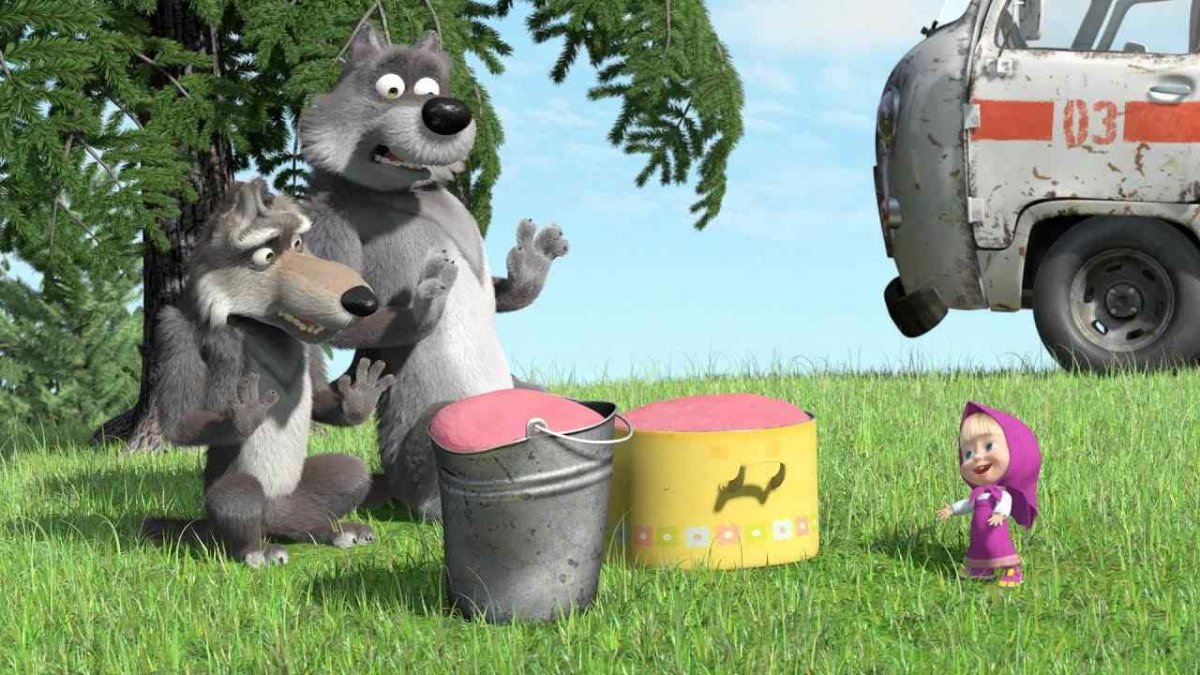 Маша с колбасой