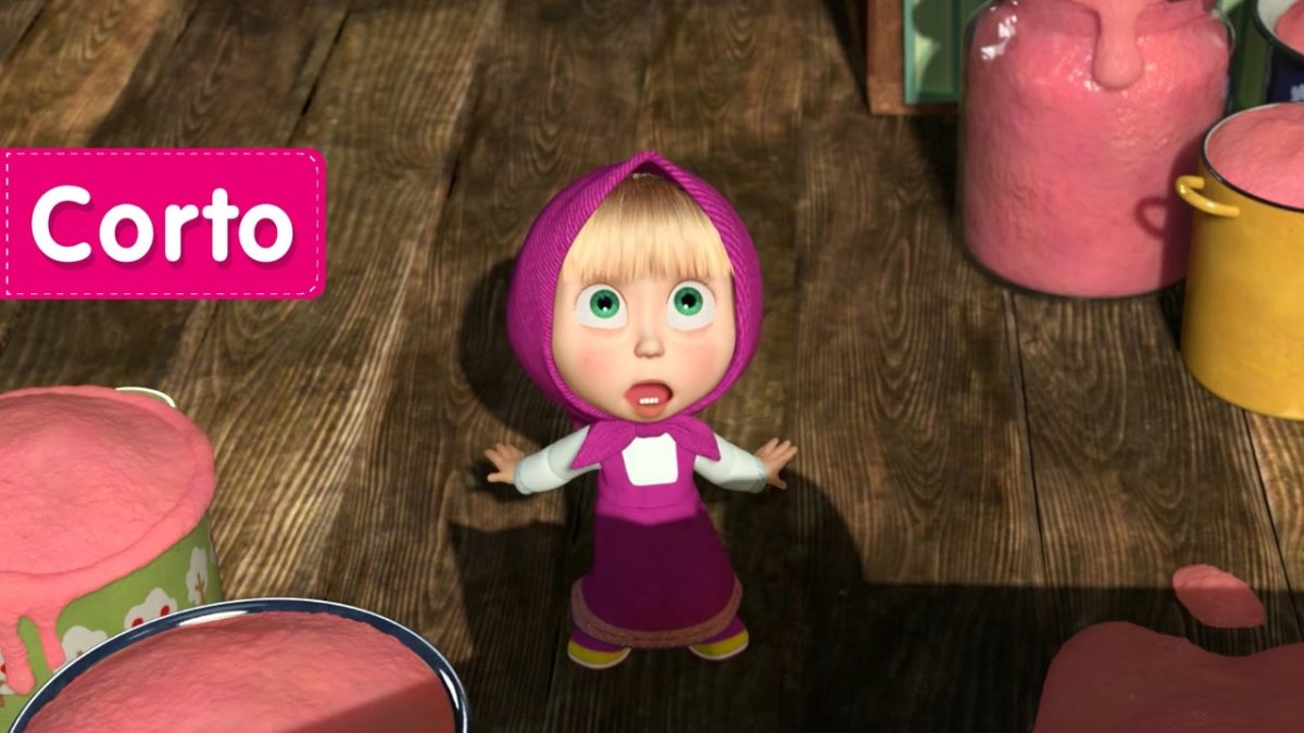 Мультик Маша и медведь пещерный медведь