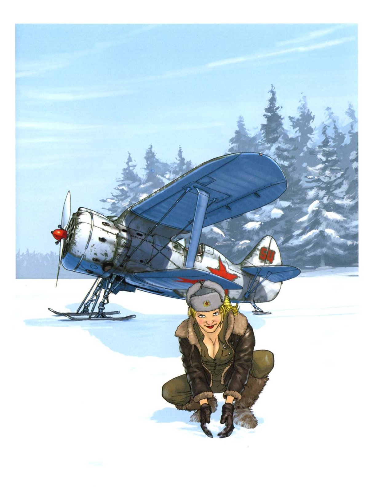 Romain Hugault Pin up Wings 3