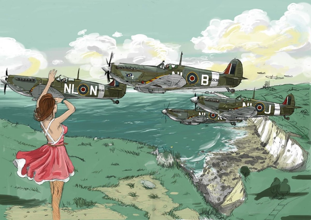 Пин ап на самолетах