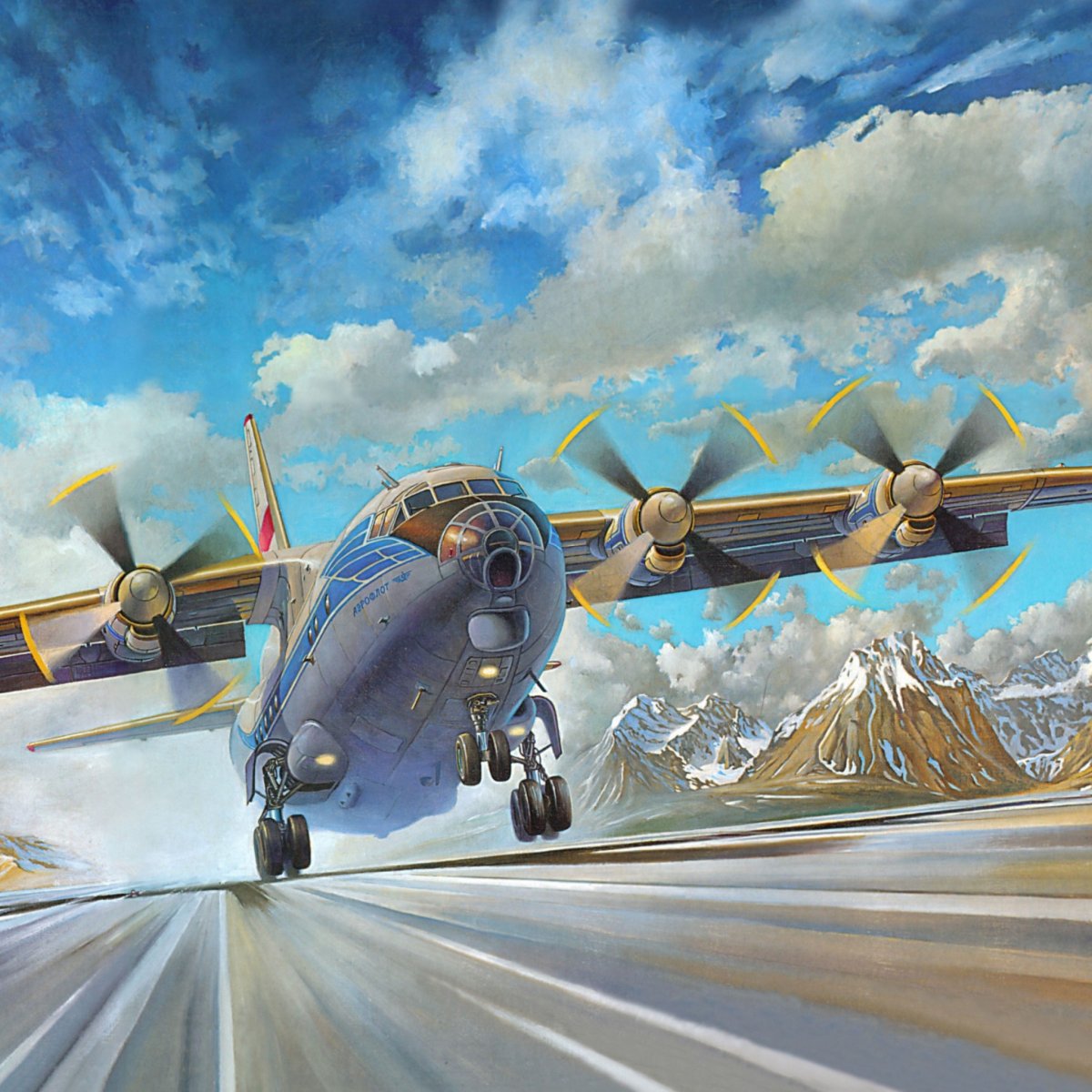 Картина самолёт