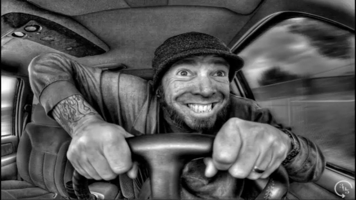 Смешной водитель