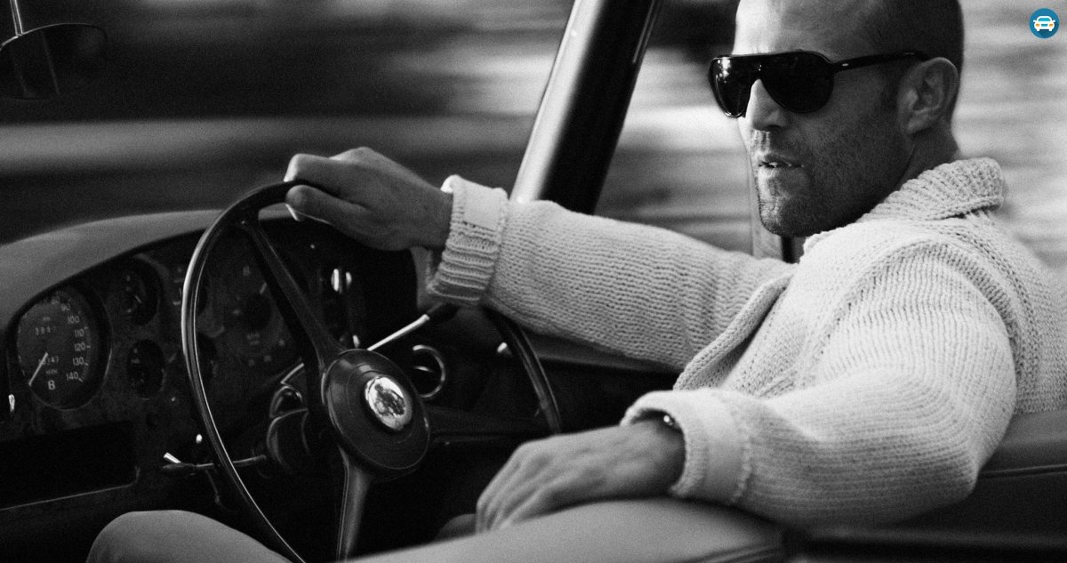 Джейсон Стэтхэм за рулем