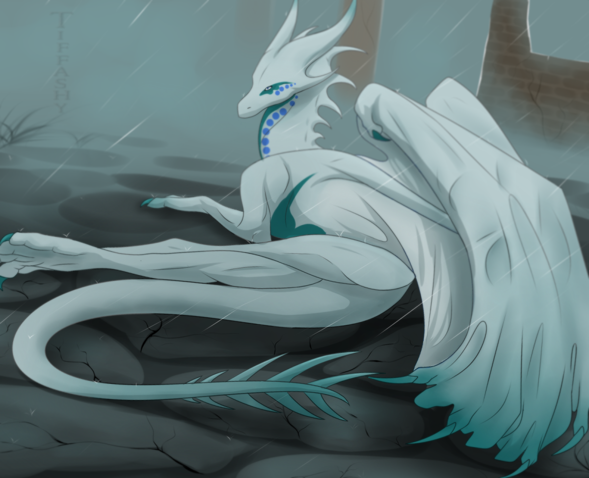 Дракон альбинос виверна