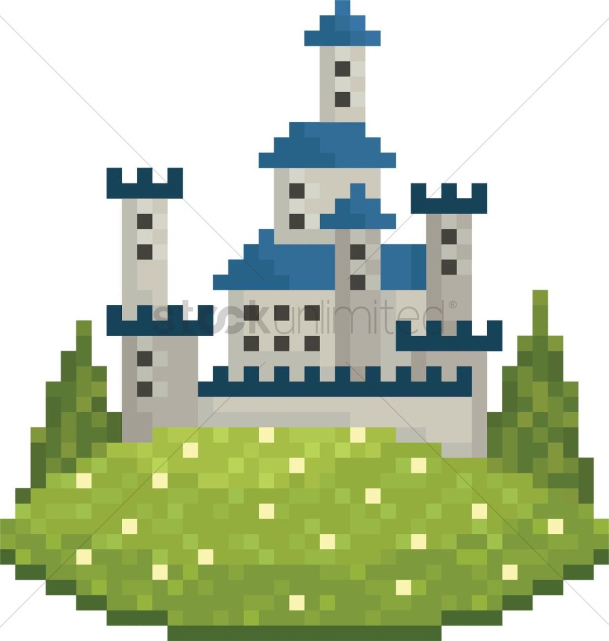 Пиксельная крепость