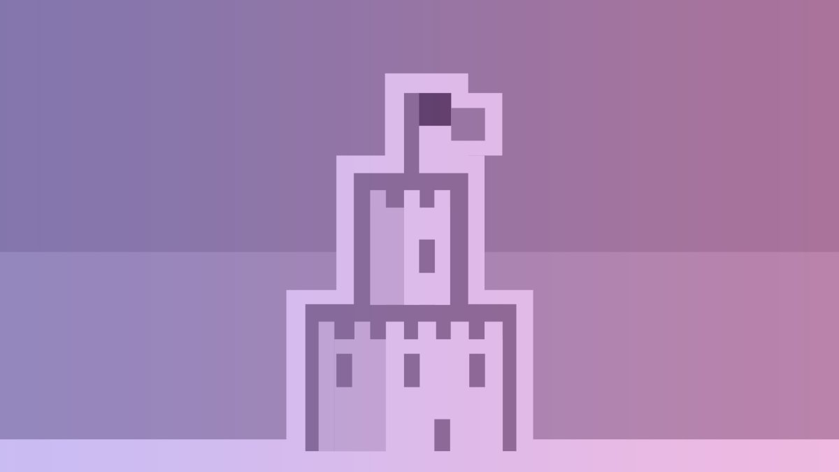 Замок Pixel Art