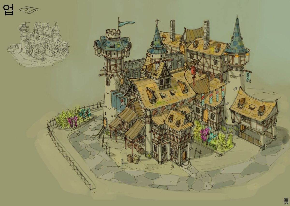 Пиксельные арты средневековье