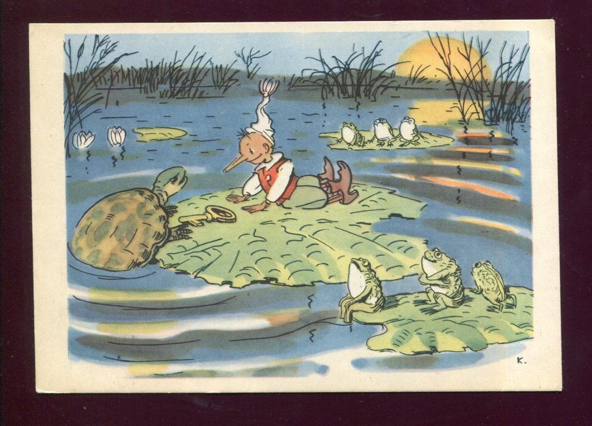 Черепаха Тортилла золотой ключик